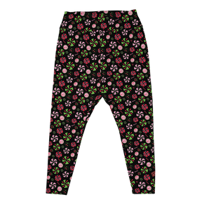 Funky Peppermint Plus Size Leggings