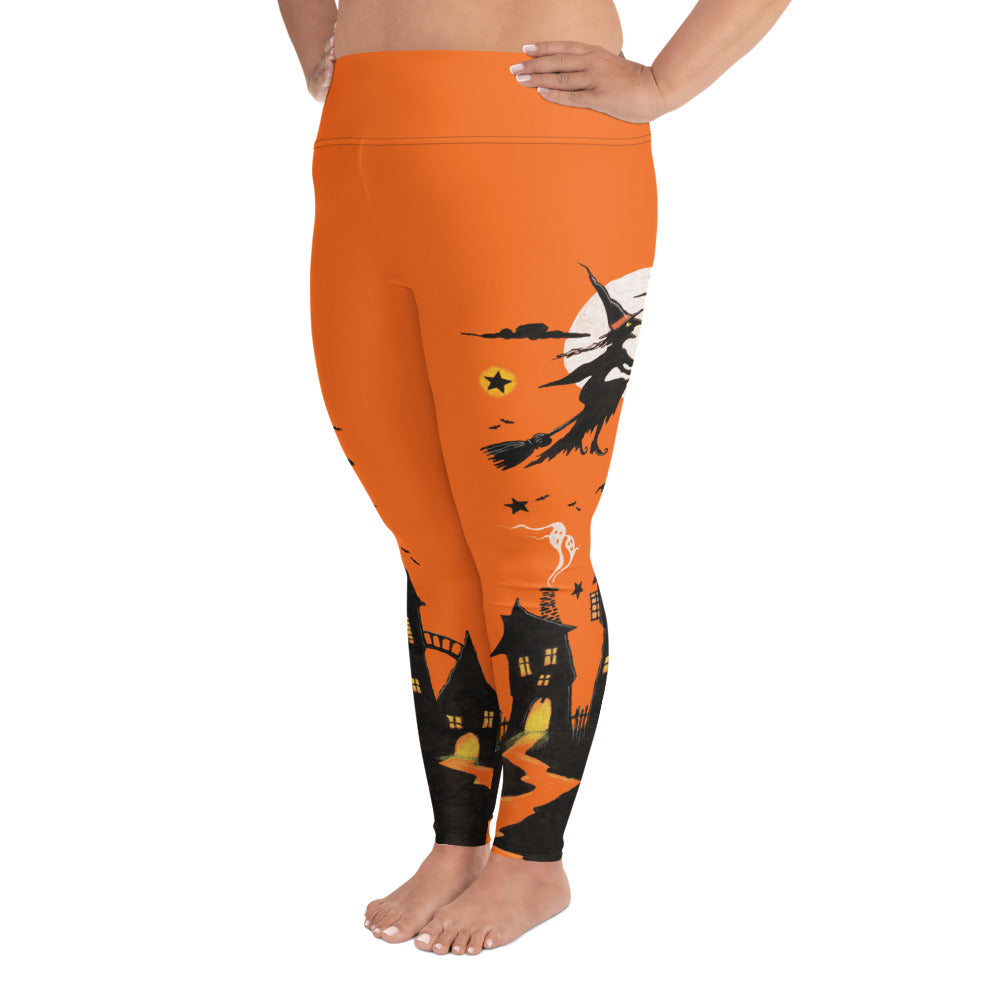 Final Sale Plus Size 2pc High Low Top and Leggings Set in Burnt Orange –  Chic And Curvy