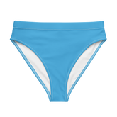 Sea Blue High-Waisted Bikini Bottom