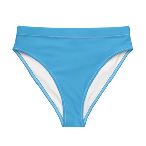Sea Blue High-Waisted Bikini Bottom