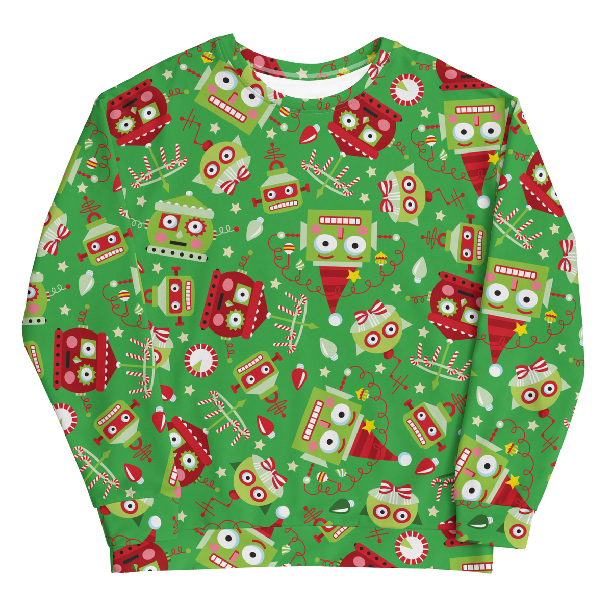 Holiday Robots Unisex Sweatshirt