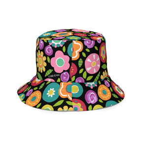 Rainbow Floral Bucket Hat