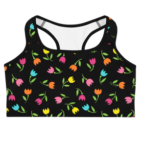 Tulips Sports Bra