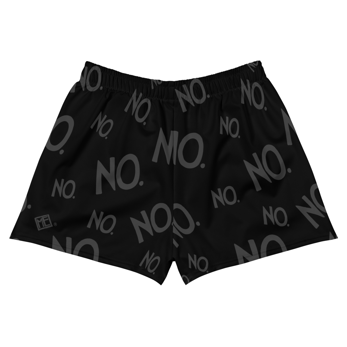 Complete Sentence NO Charcoal Women’s Athletic Shorts