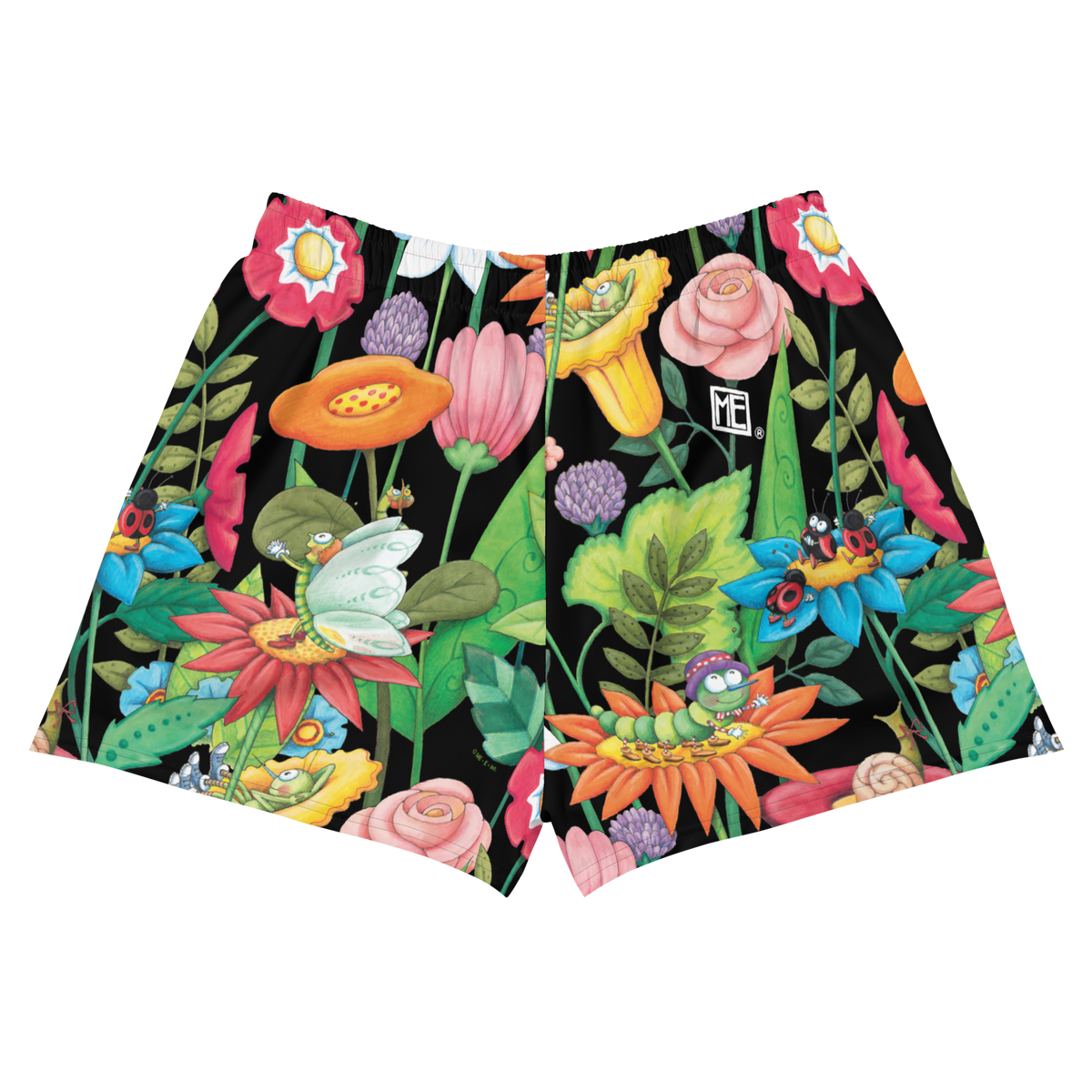 Spring Forest Athletic Shorts