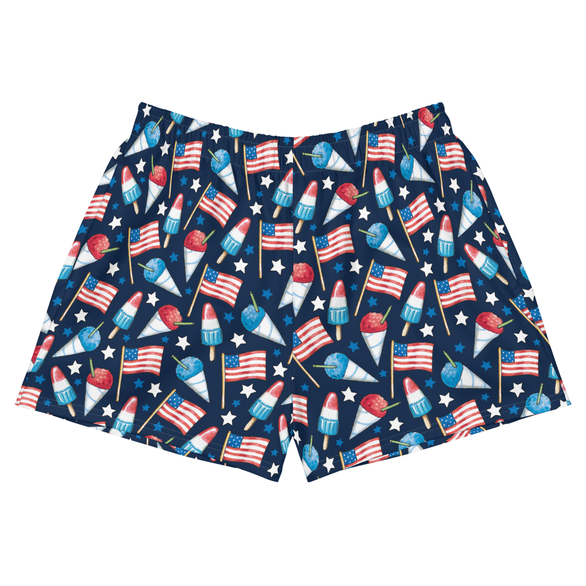 Snowcone Summer Women’s Athletic Shorts