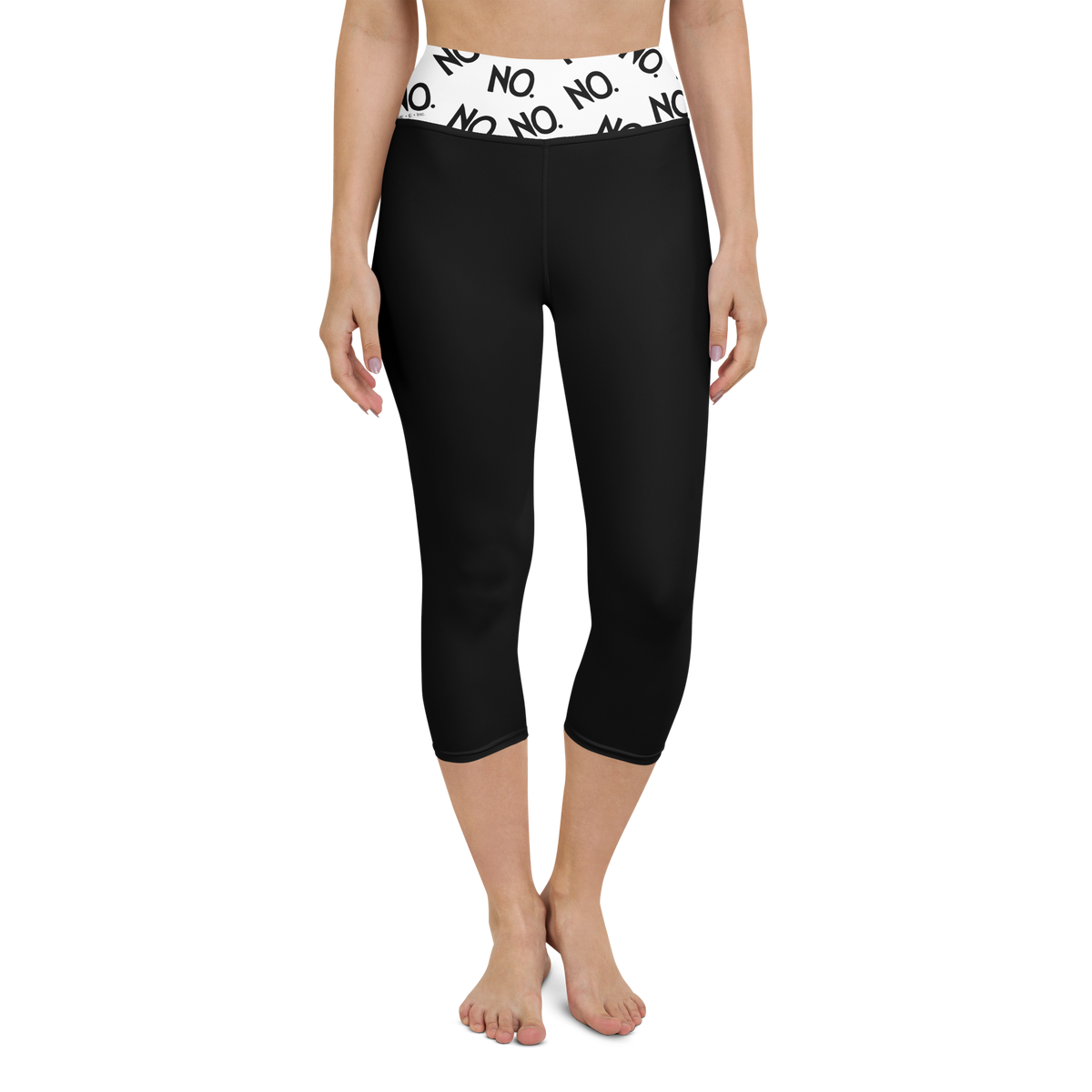 Complete Sentence NO White Band Yoga Capri Leggings