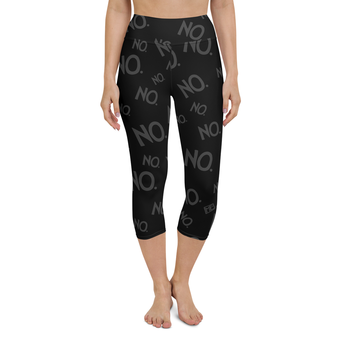 Complete Sentence NO Charcoal Yoga Capri Leggings