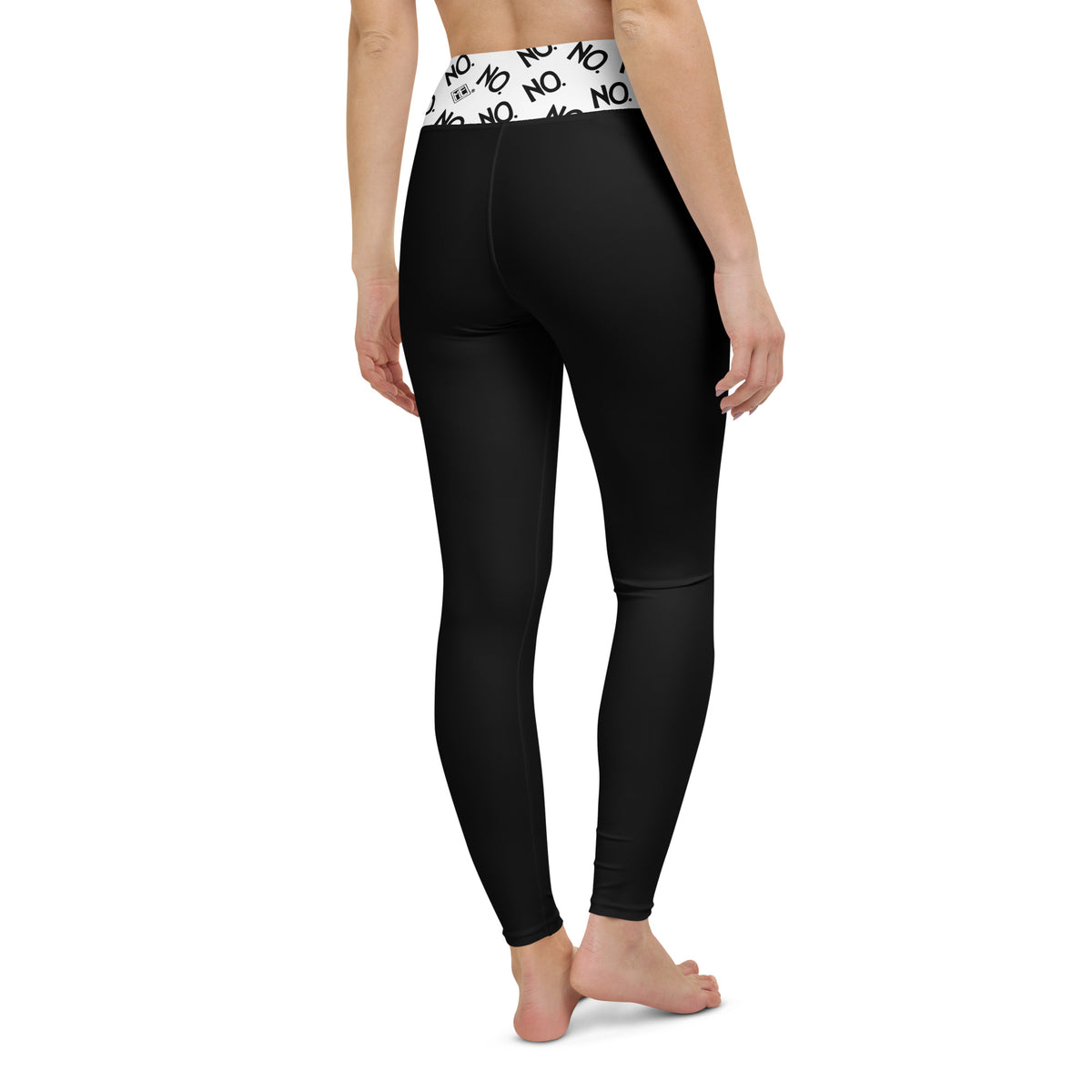 Complete Sentence NO White Band Yoga Leggings