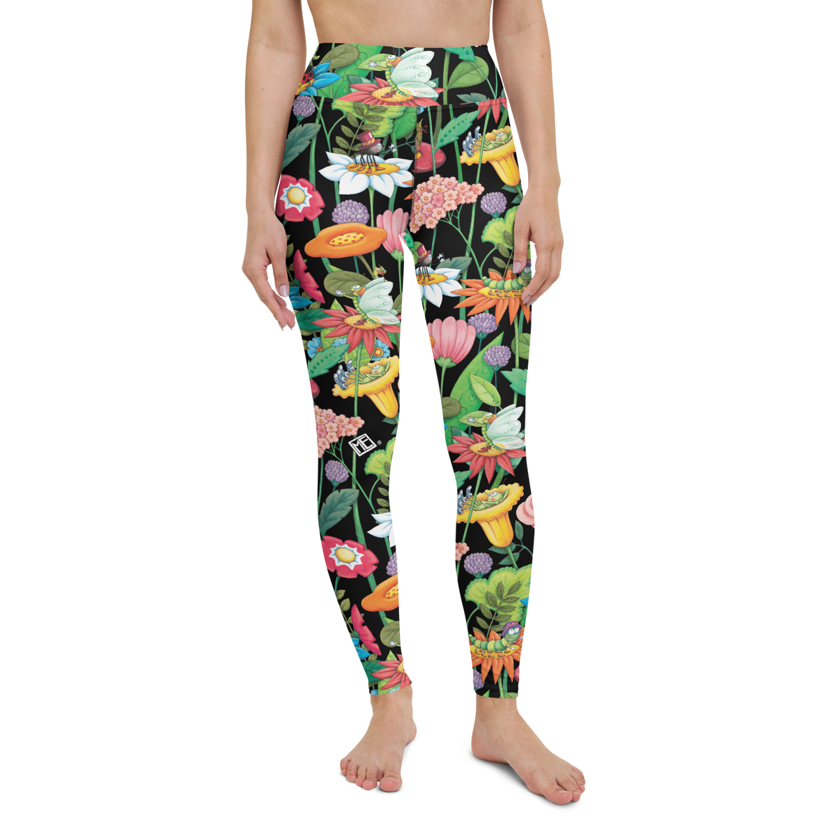 Spring Forest Garden Yoga Leggings