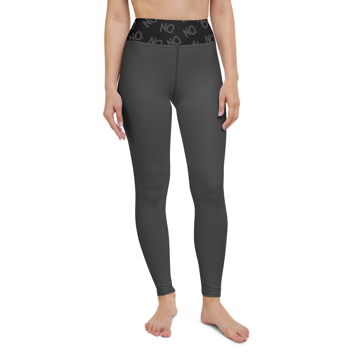 Complete Sentence NO Black Band Yoga Leggings