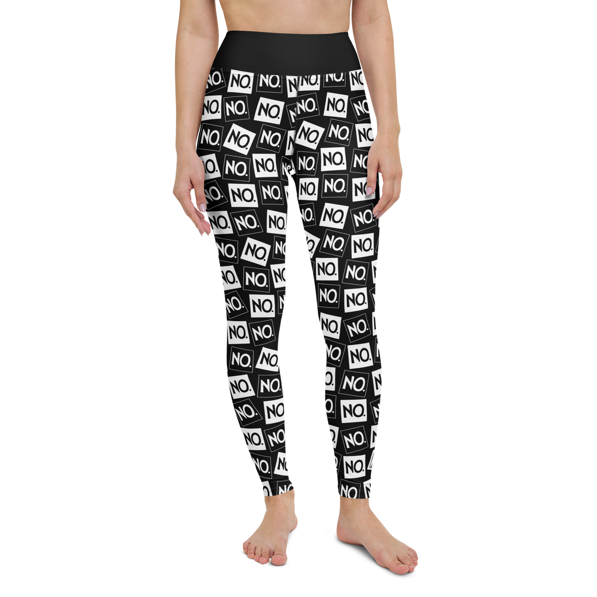 Complete Sentence Checks Yoga Leggings