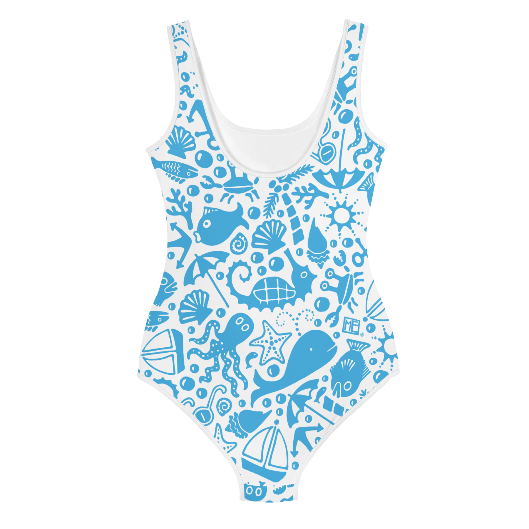 Sea Creatures Youth Swimsuit