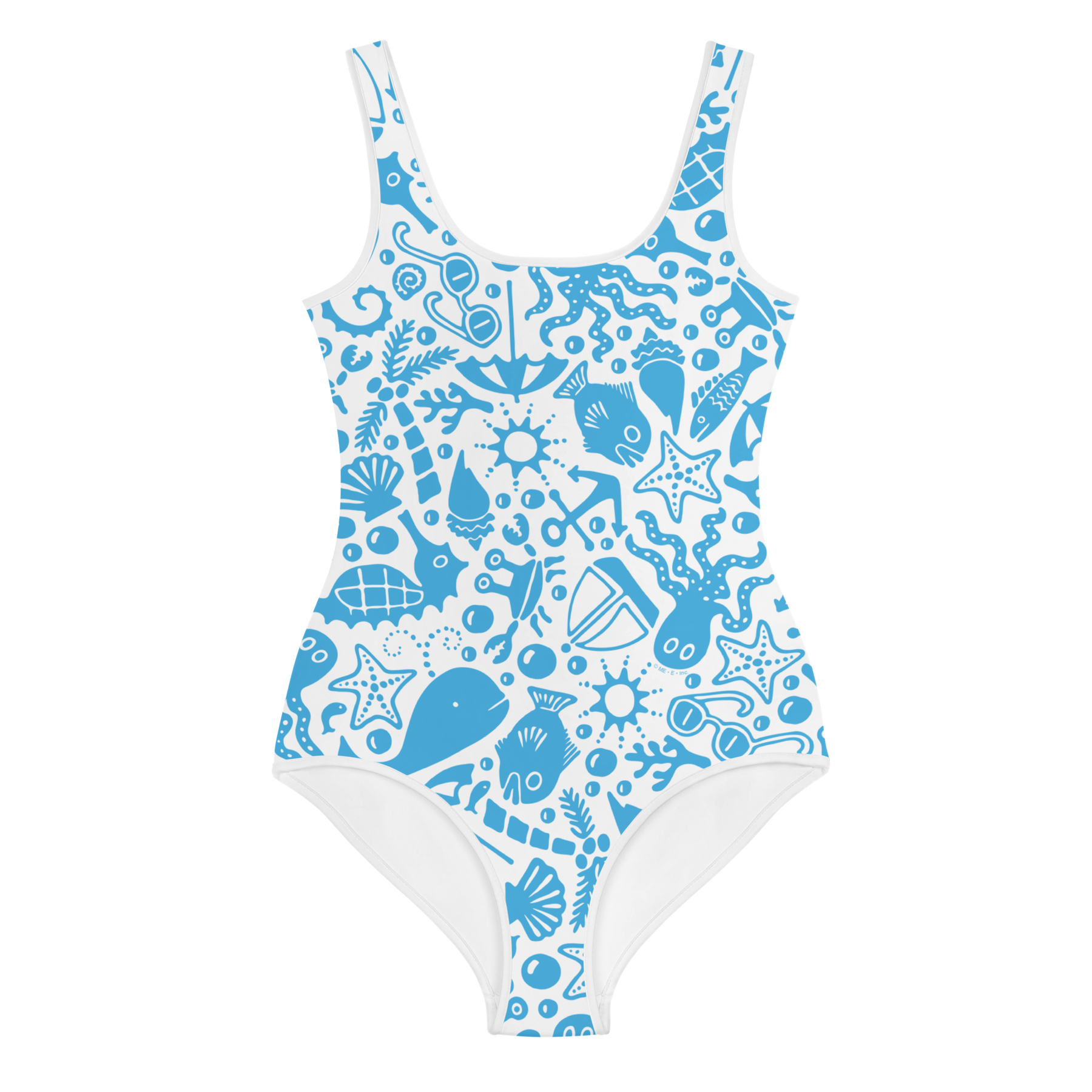 Sea Creatures Youth Swimsuit
