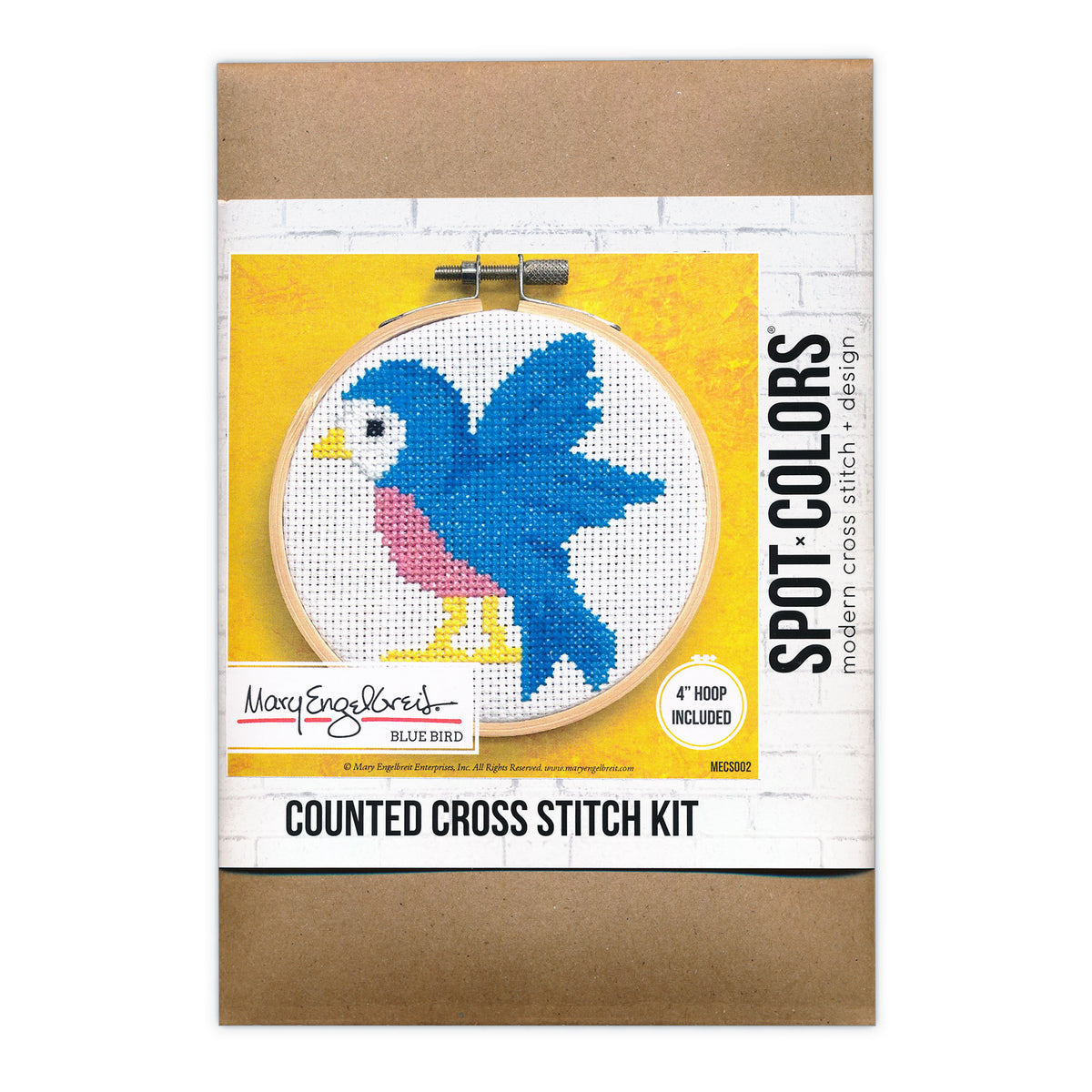 Blue Bird Cross Stitch Kit