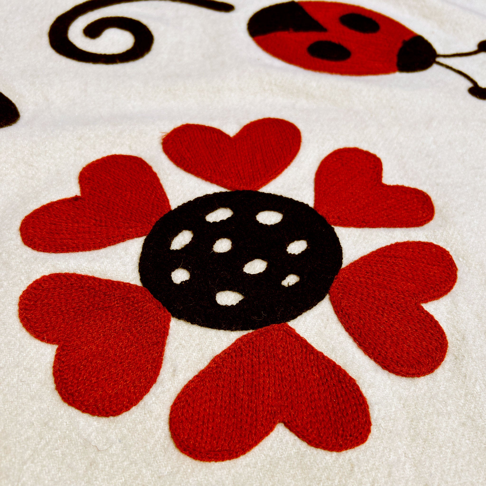Garden Whimsy Wool Heirloom Blanket