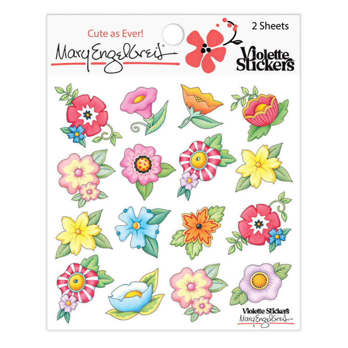 Mary's Blooms Sticker Sheet