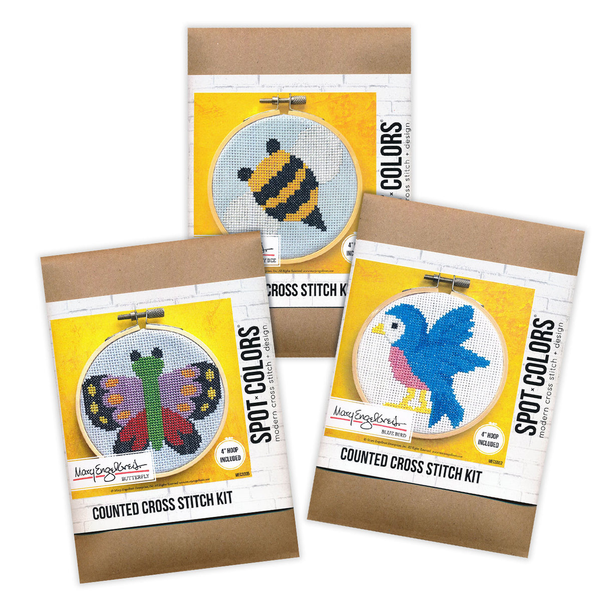 Birds & Bees Cross Stitch Kit Bundle