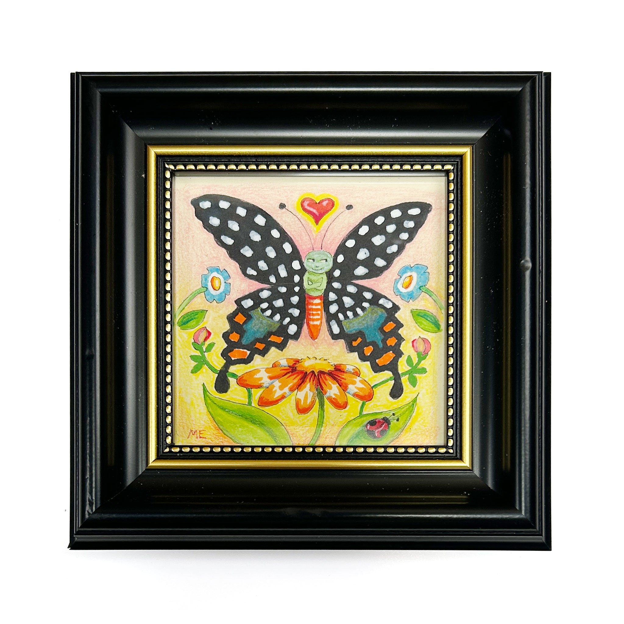 Butterfly Wishes Framed Art
