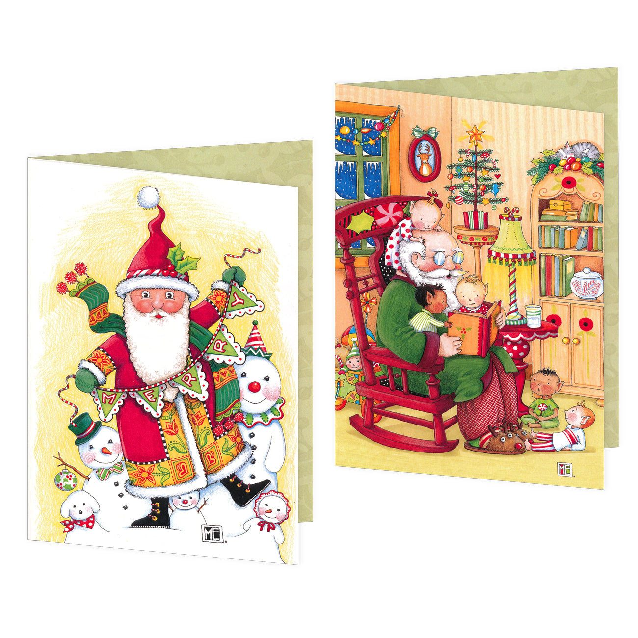 Merry Santas Christmas Boxed Cards