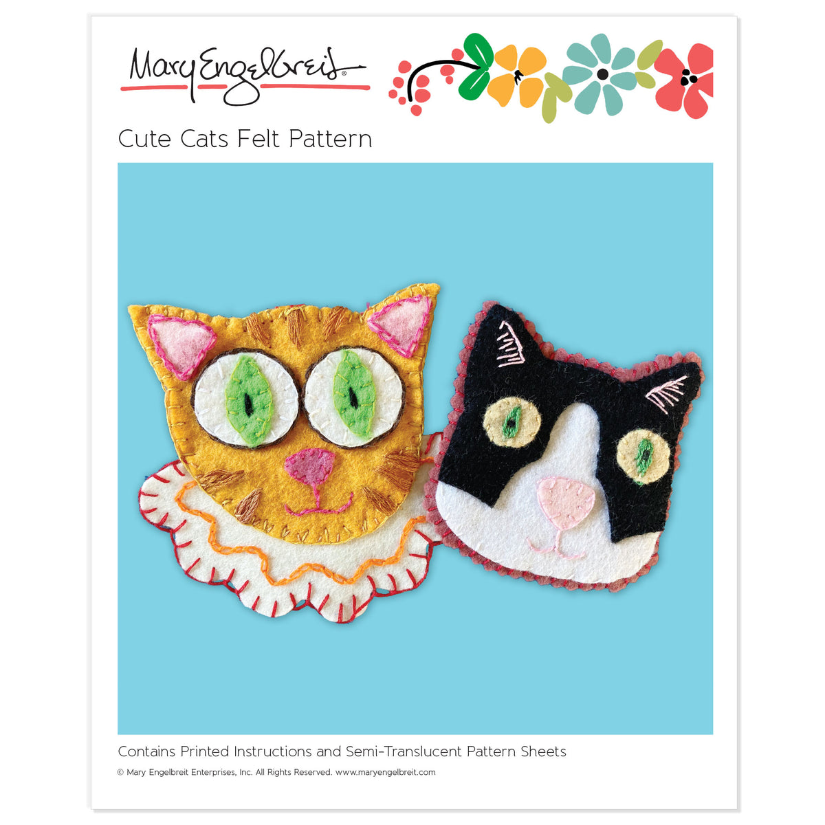 Cute Cat Felt Pattern