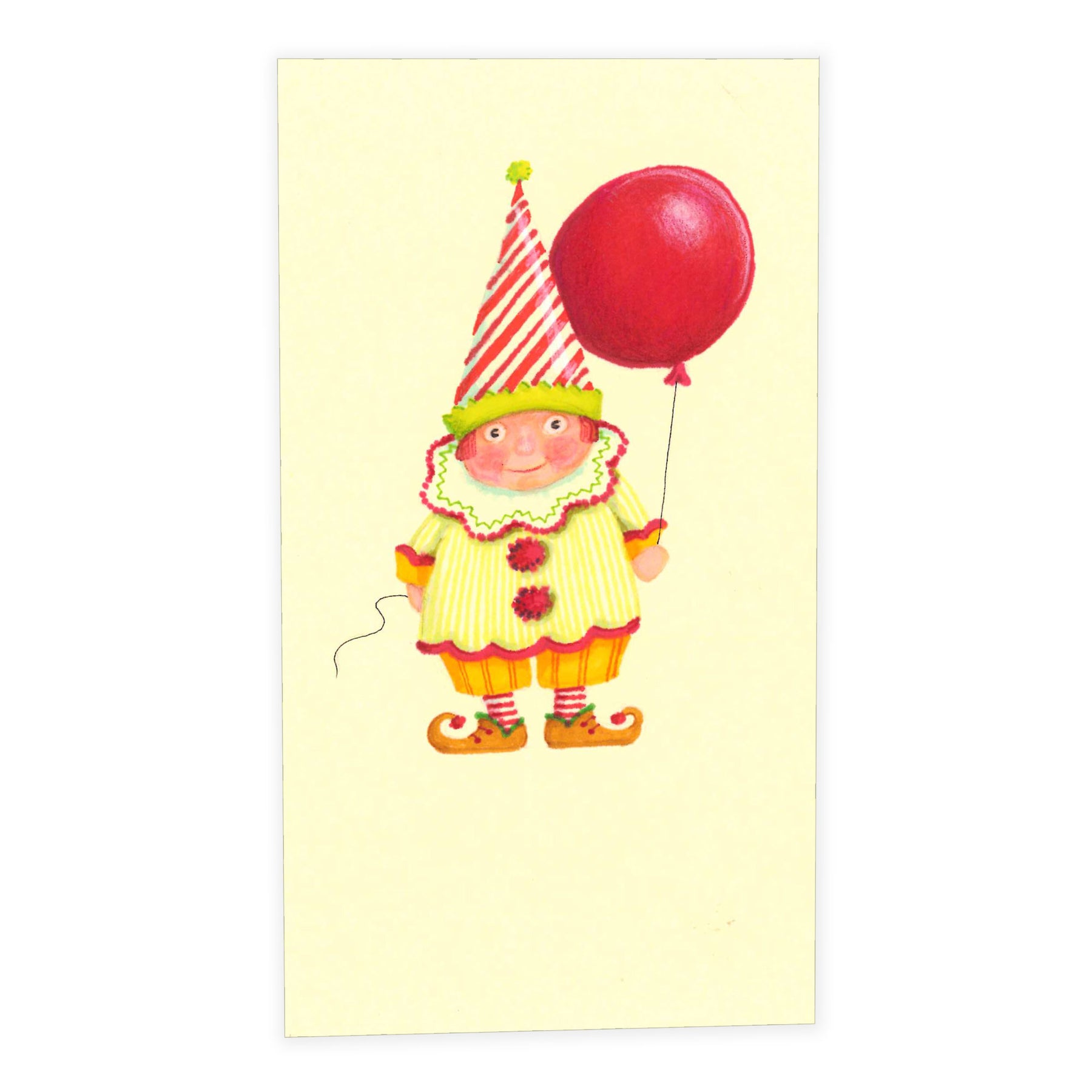 Super Cute Christmas Clown Art