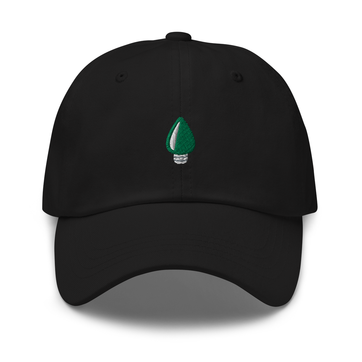 Green Holiday Light Hat
