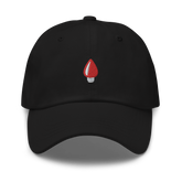 Red Holiday Light Hat