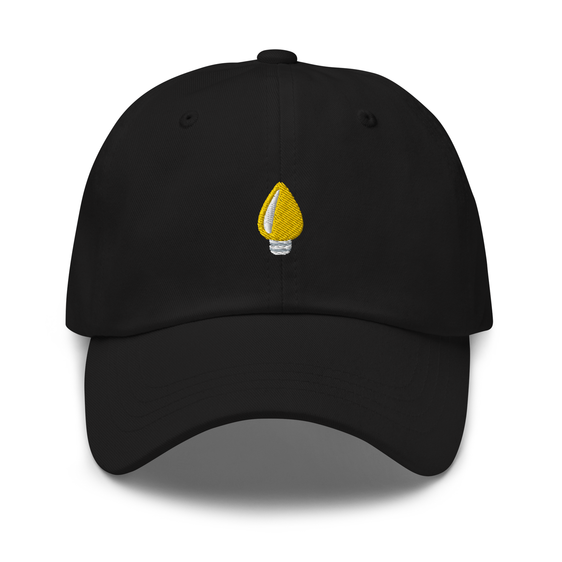 Yellow Holiday Light Hat