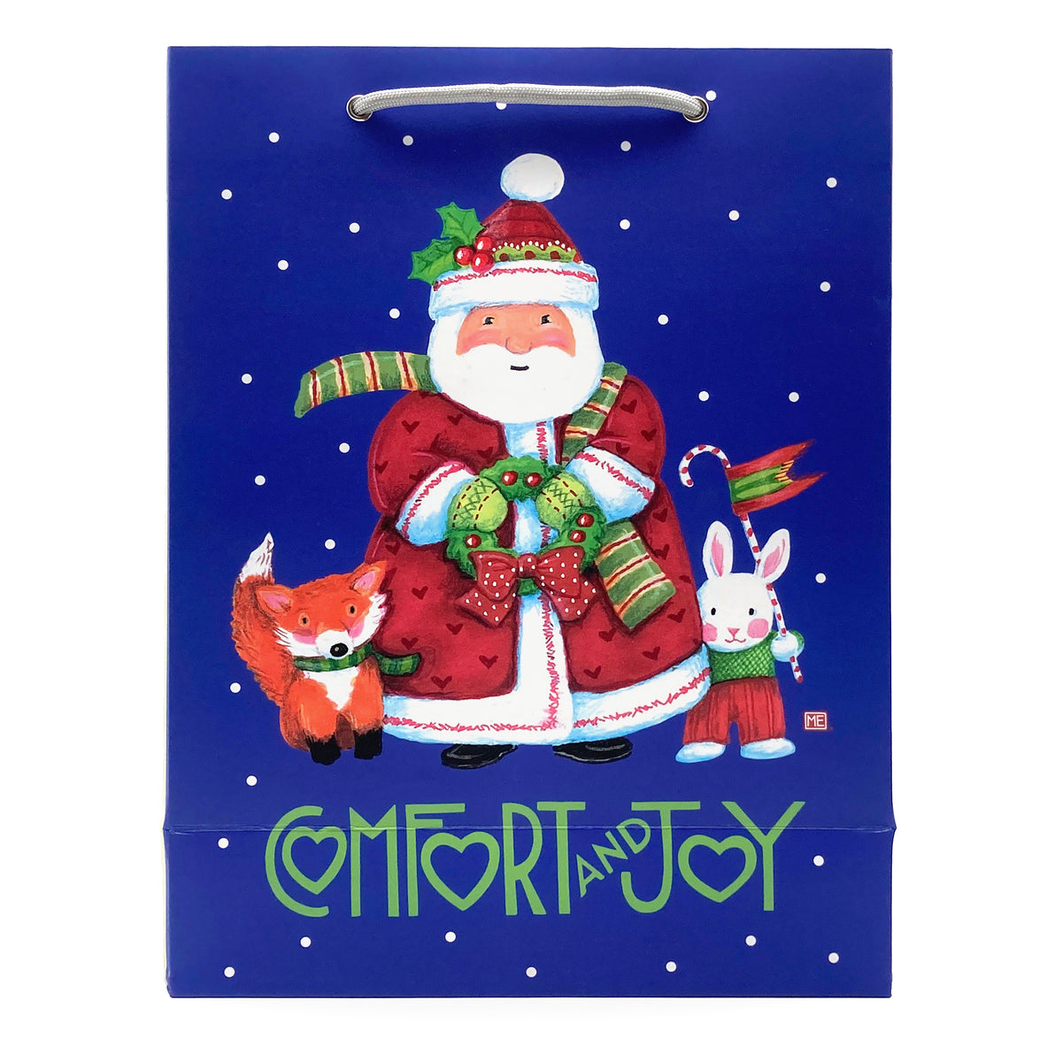 Super Cute Santa with Animals Gift Bag