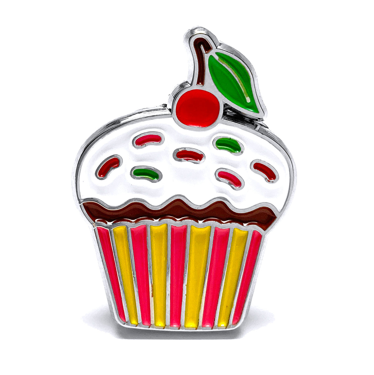 Cupcake Enamel Art Pin