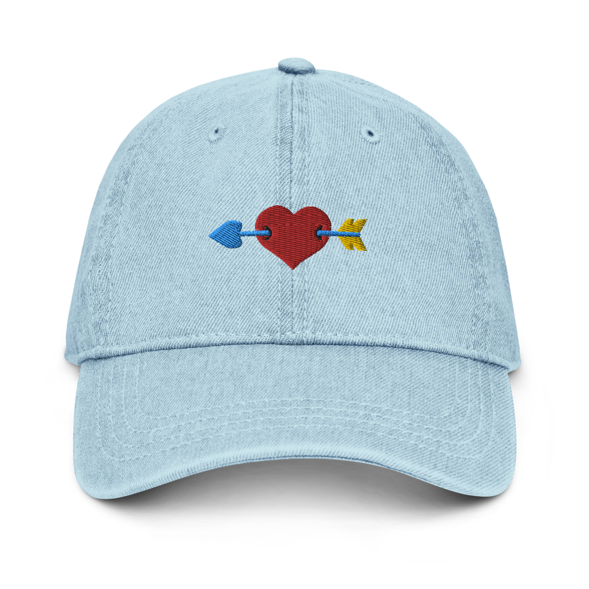 Cupid Heart Denim Hat