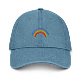 Rainbow Denim Hat