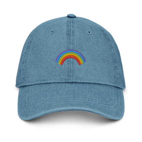 Rainbow Denim Hat