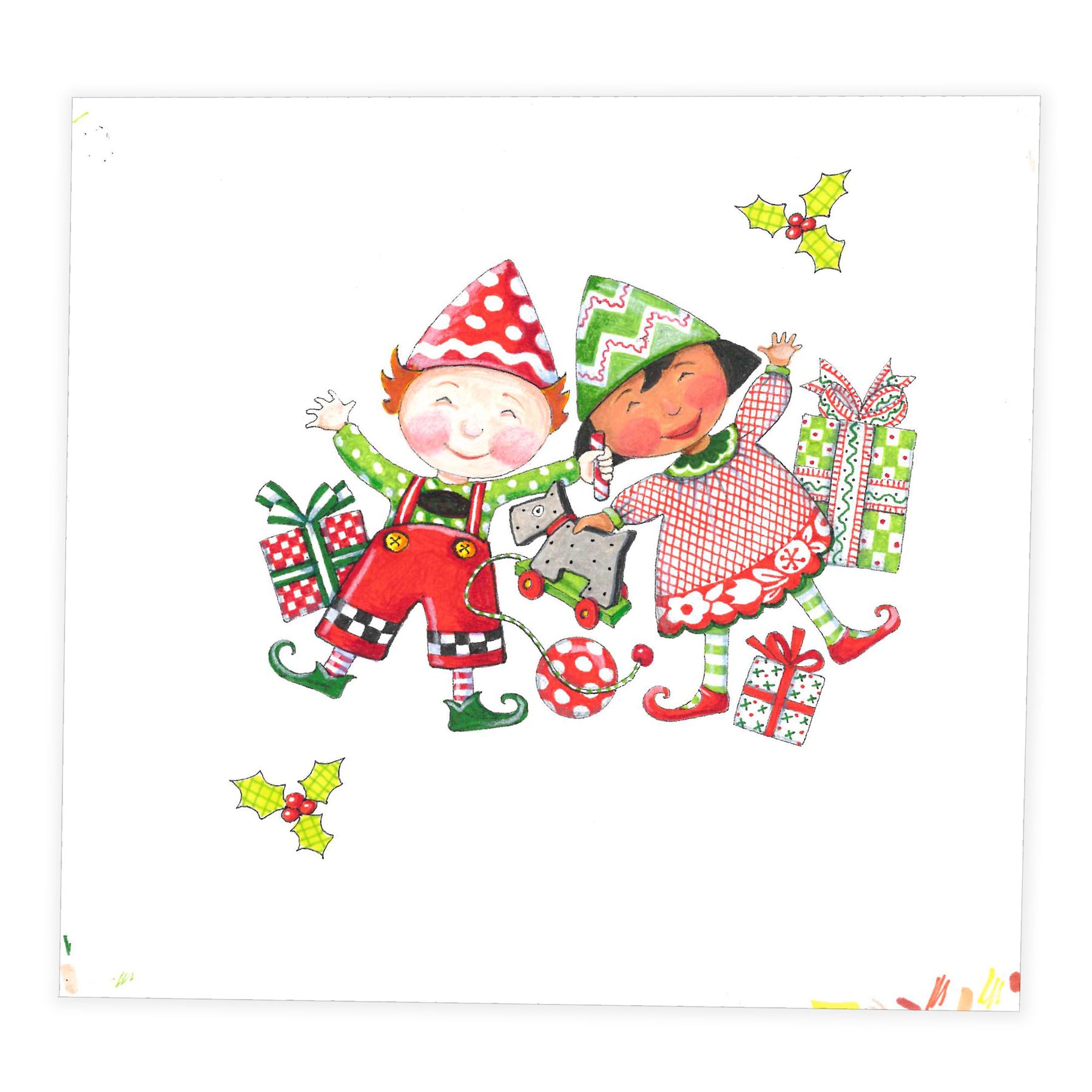 Christmas Elf Kids Art