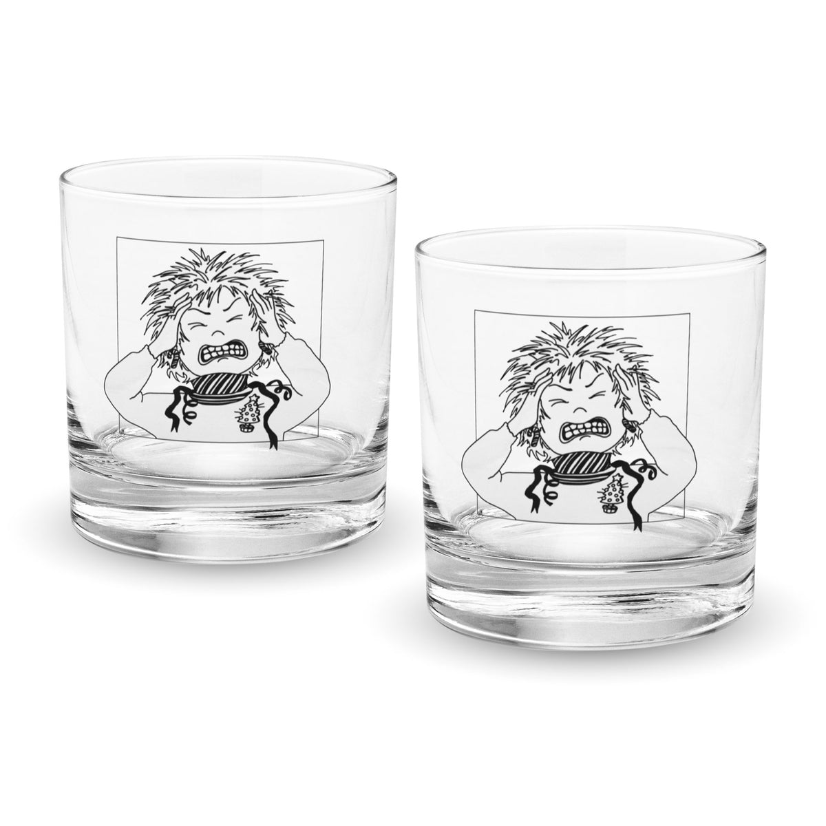 Festive Breakdown Rocks Glass Set