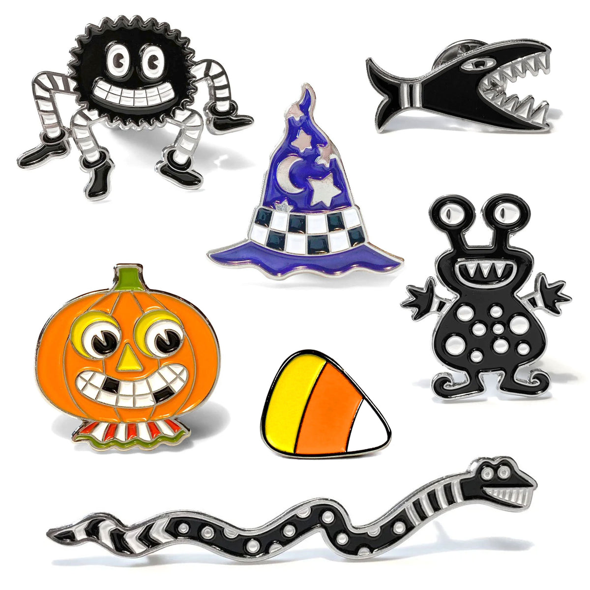 Halloween Enamel Pin Bundle