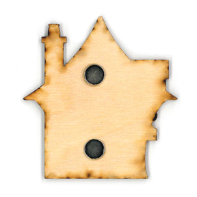 Cherry Tree Cottage Wooden Magnet