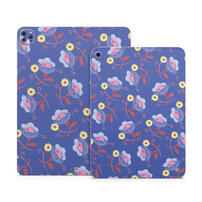 Purple Flowers Tablet Skin