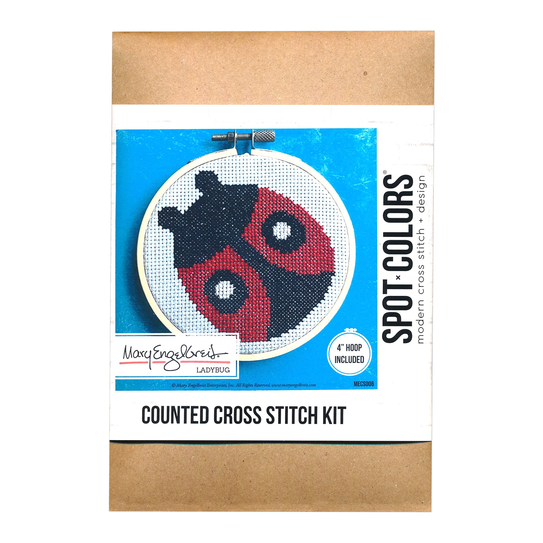 Ladybug Cross Stitch Kit