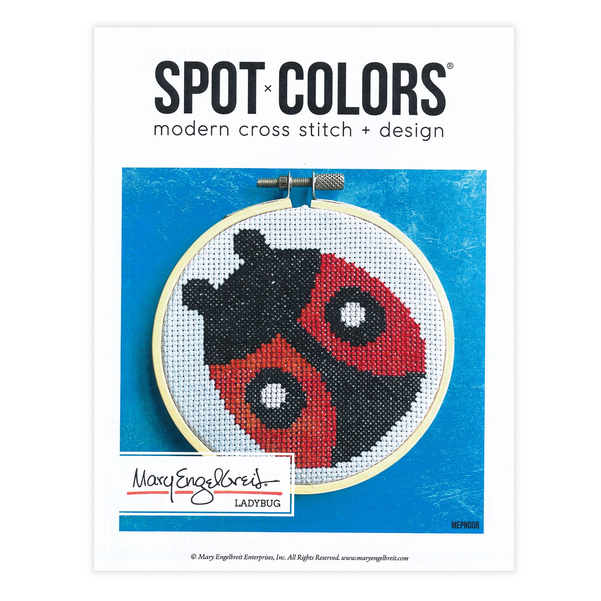 Ladybug Counted Cross Stitch Leaflet – Mary Engelbreit