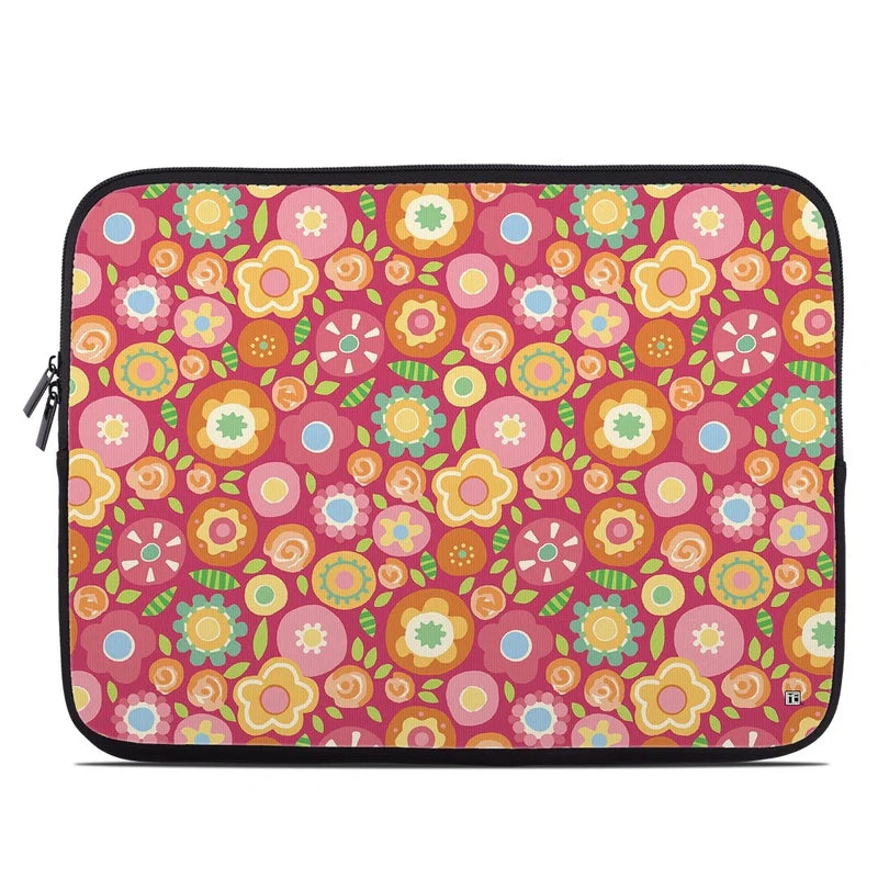 Squished Flowers Tablet Sleeve