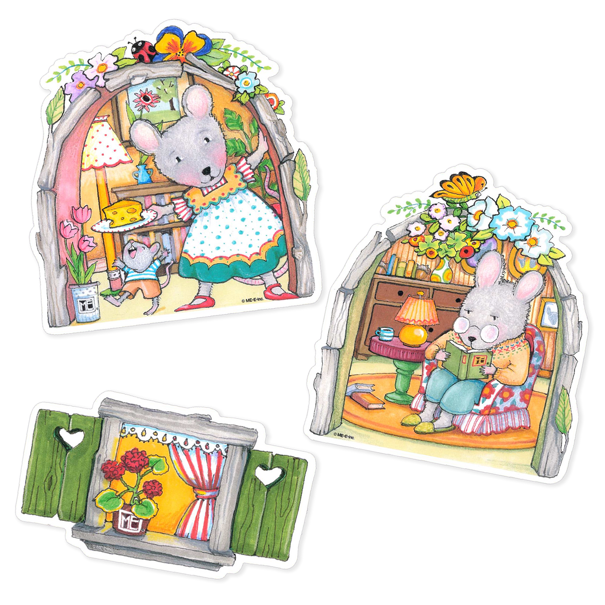 Mouse House Wall Decals