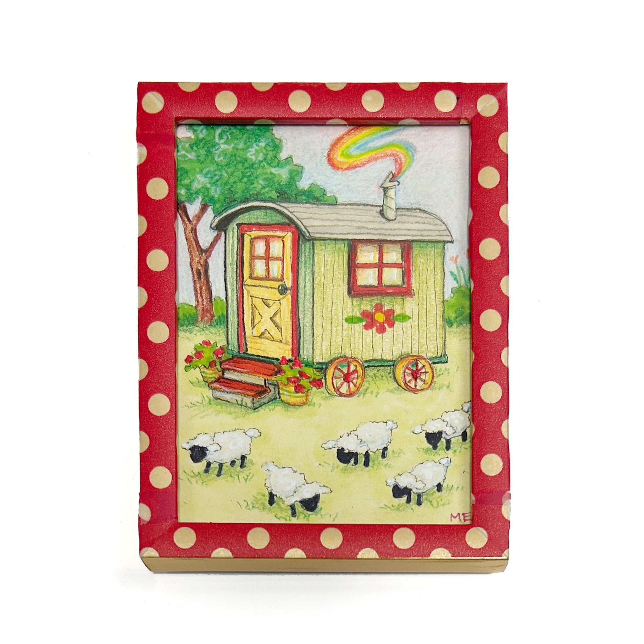 Traveling Cottage Framed Art