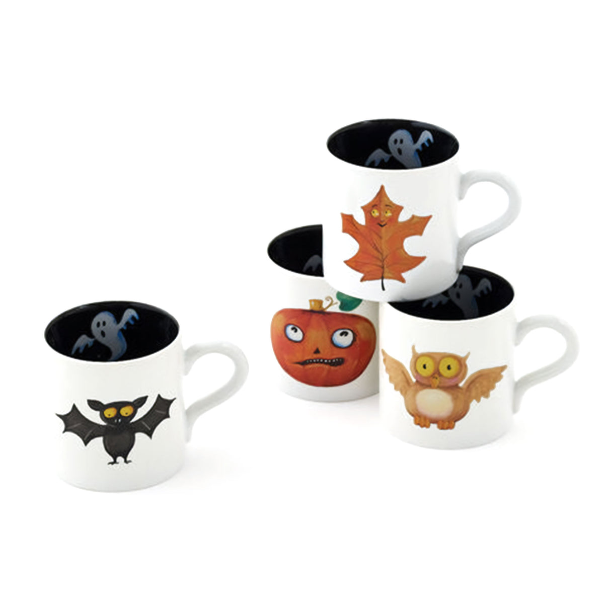 Halloween Character Mug Set