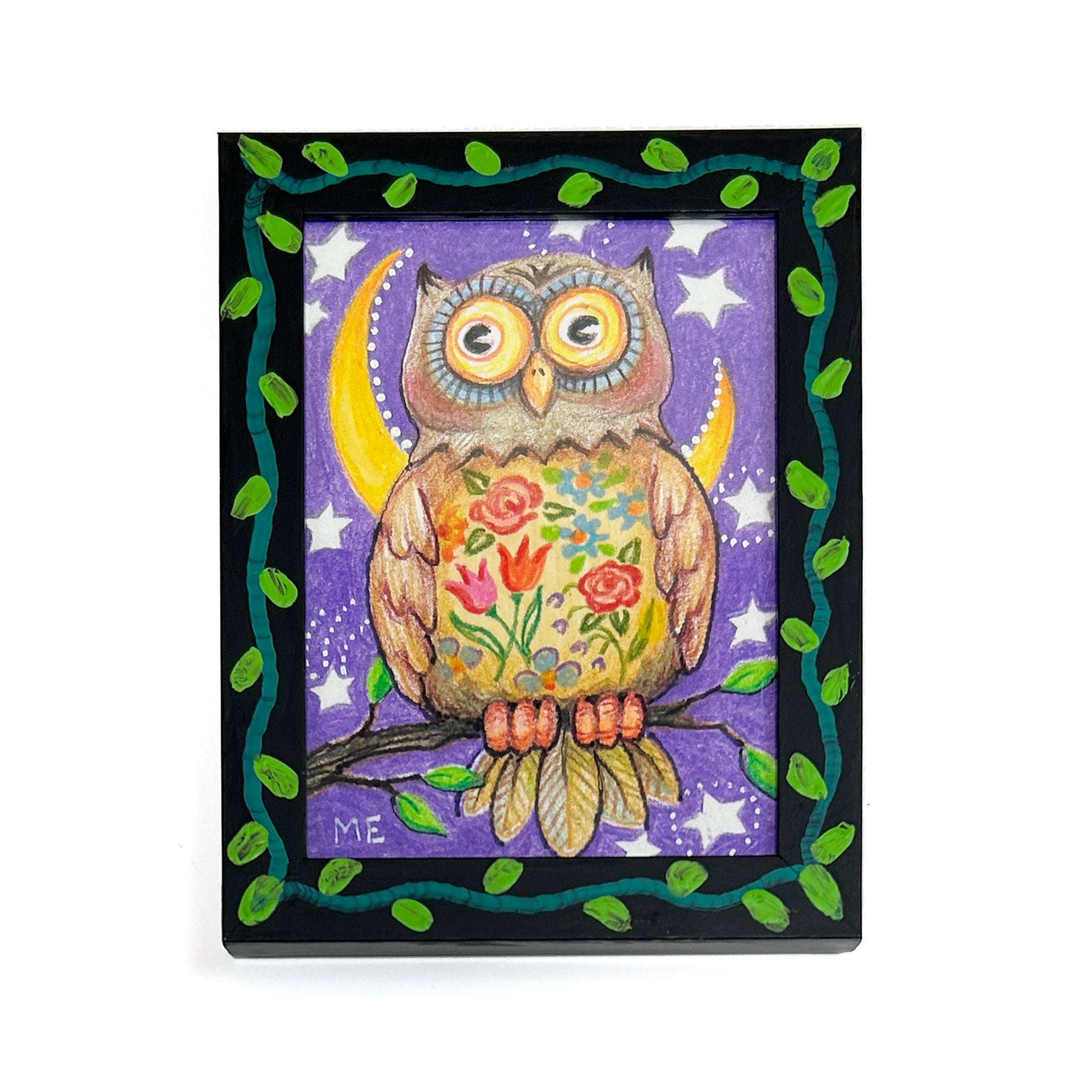 Moonlit Owl Framed Art