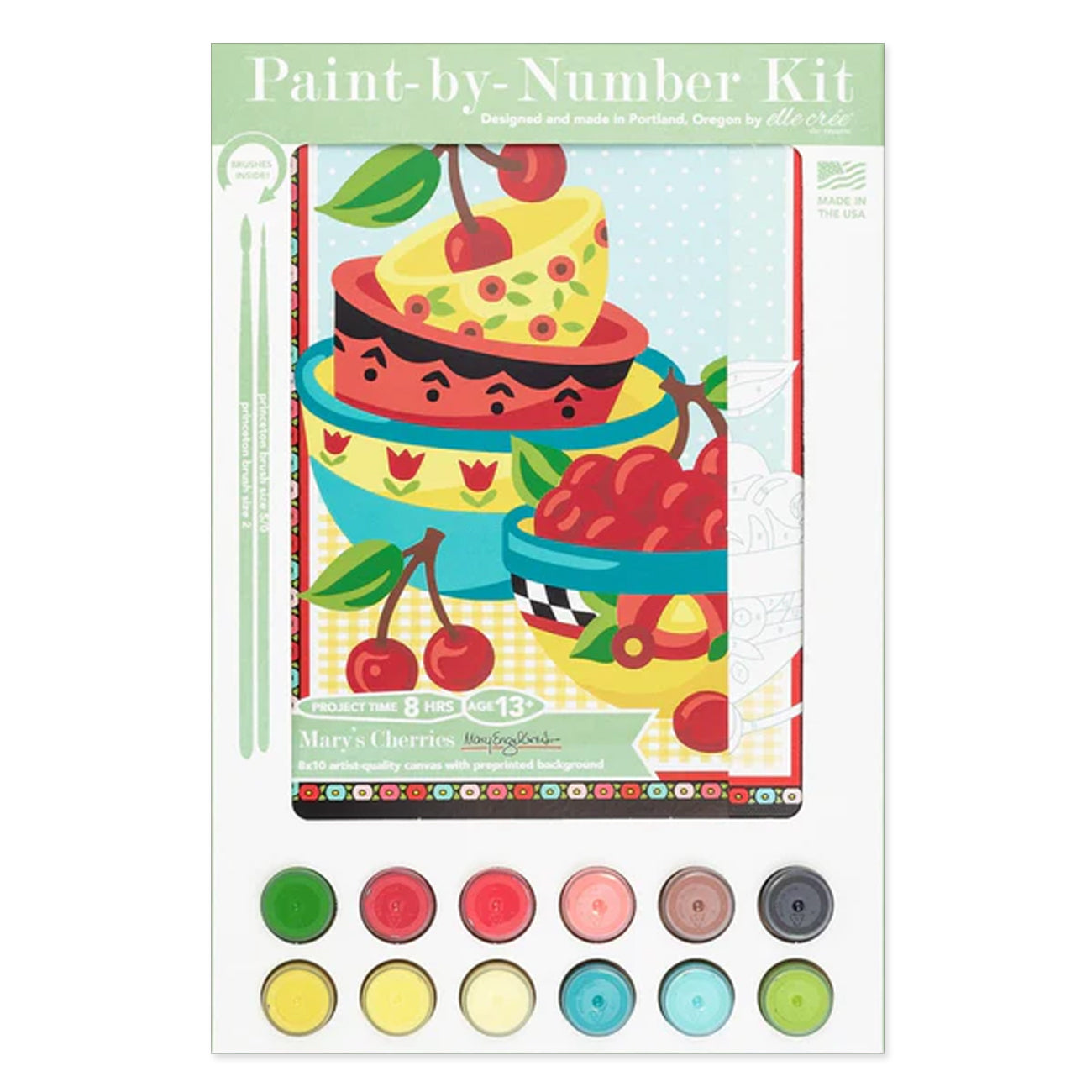 Icons in Color Paint-by-Number Kit Bundle