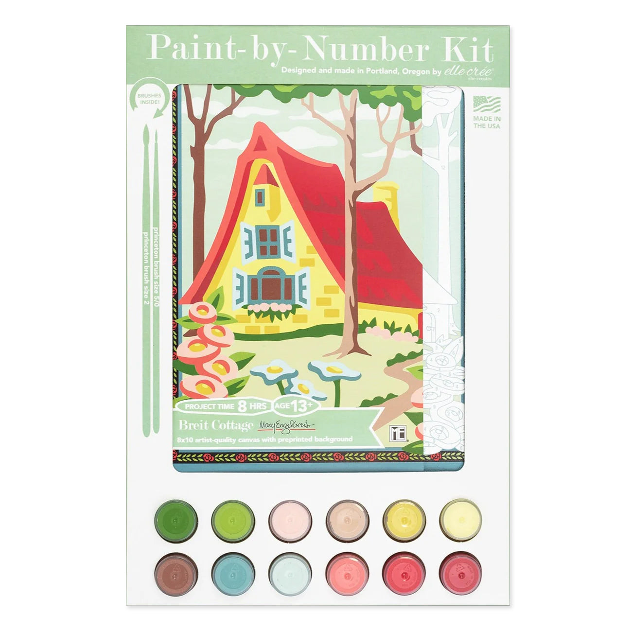 Icons in Color Paint-by-Number Kit Bundle