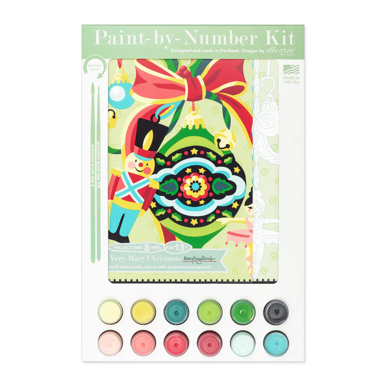 Deck the Halls Paint-by-Number Kit Bundle