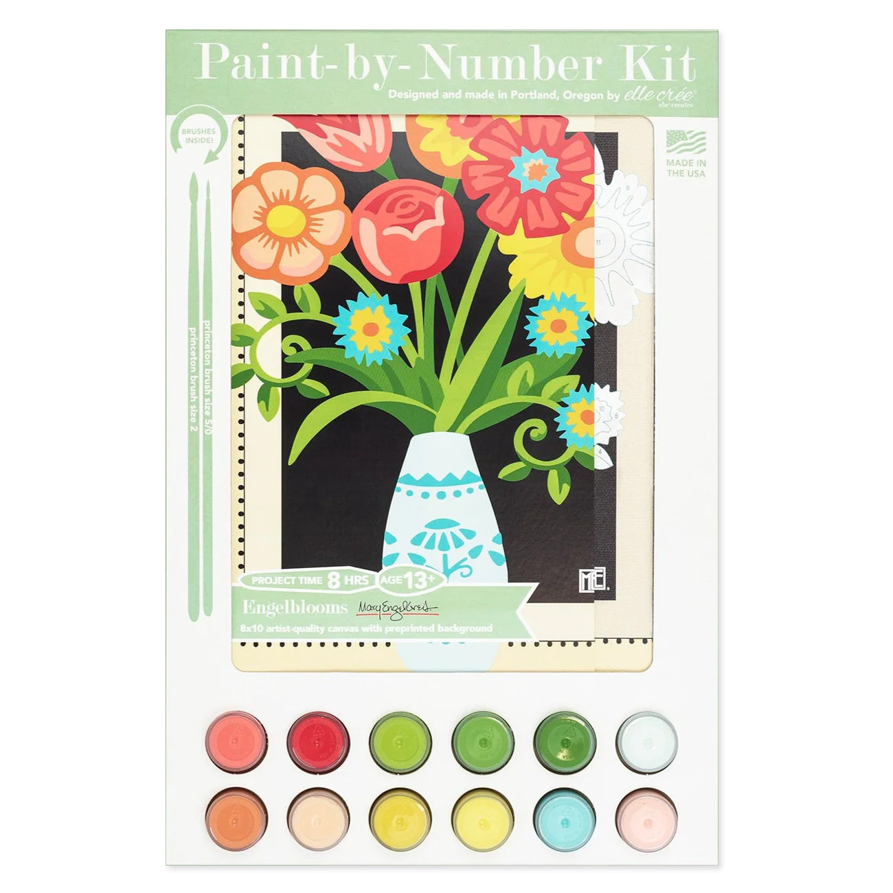 Icons in Color Paint-by-Number Kit Bundle